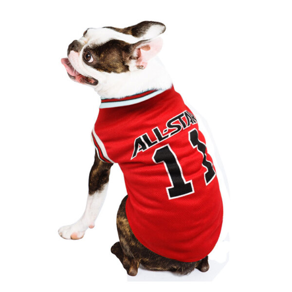 Hot World Cup Ball Spring And Summer Dog Vest Pet Supplies - Image 2