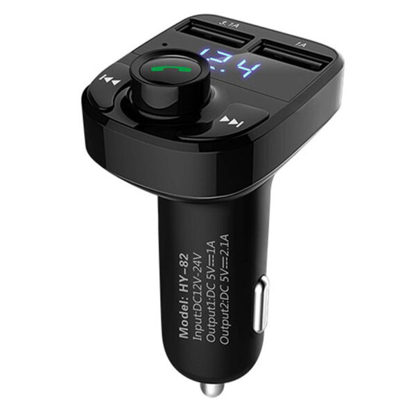 Car MP3 Audio Player Bluetooth Car Kit FM Transmitter Handsfree Calling 5V 4.1A Dual USB Car Charger Phone Charger