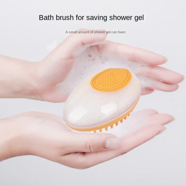 Dog Cat Bath Brush 2-in-1 Pet SPA Massage Comb Soft Silicone Pets Shower Hair Grooming Comb Dog Cleaning Tool Pet Products - Image 4